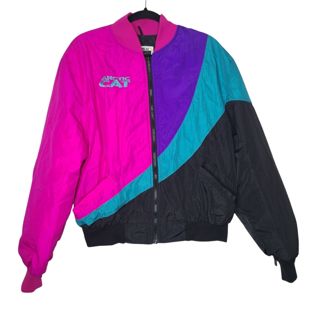 Arcticwear Legend Vintage Color Block Full Zip Ski Jacket Extra Large